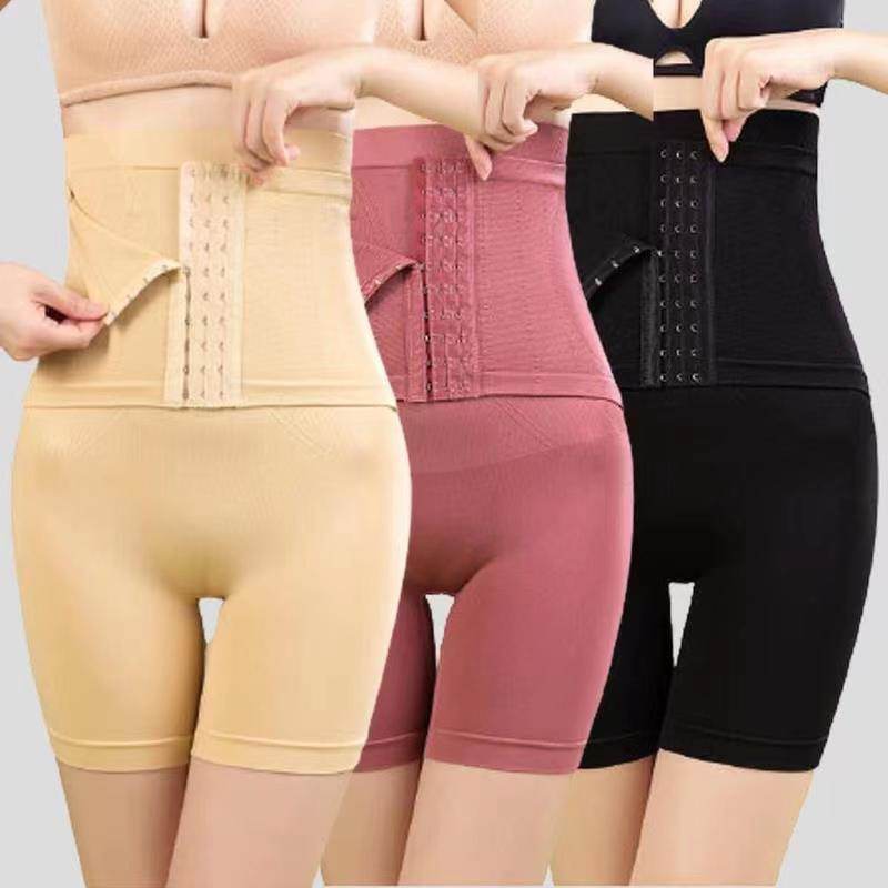 Women’s High Waist Tummy Control Shapewear Shorts – Adjustable Hook Body Shaper
